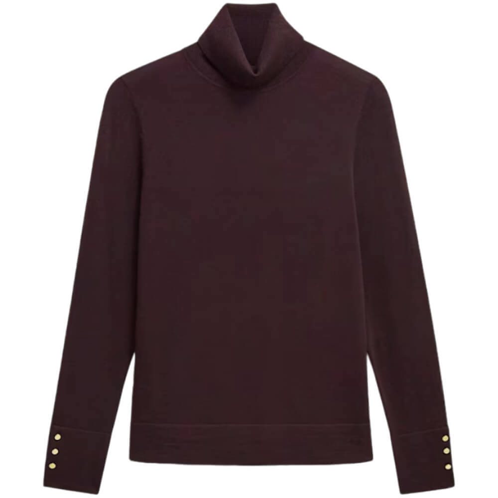 Hobbs Lara Merino Wool Roll Neck Jumper